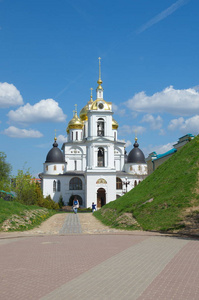 假设大教堂的着眼克里姆林宫，俄罗斯