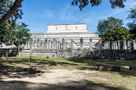 墨西哥玛雅老尤卡坦半岛奇琴伊察遗址