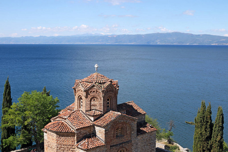 Jovan 银生教会马其顿奥赫里德湖
