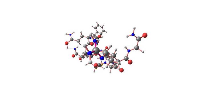 去氨加压素分子结构上白色孤立