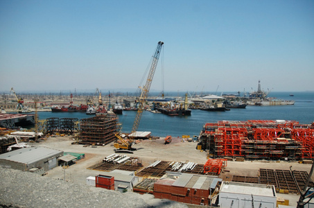 工业港口用起重机和硬件巴库，阿塞拜疆