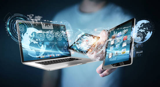 商人推电子邮件图片