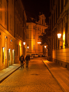布拉格夜街