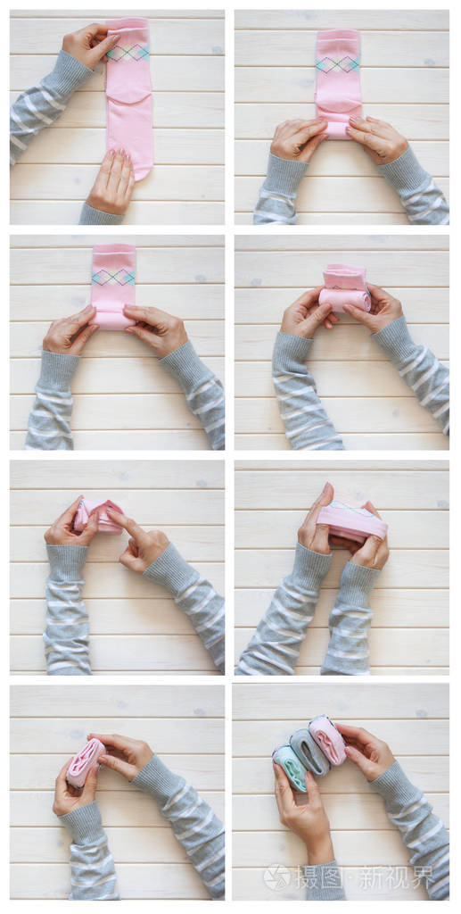 存储的衣服命令在壁橱里折叠的袜子大师clas