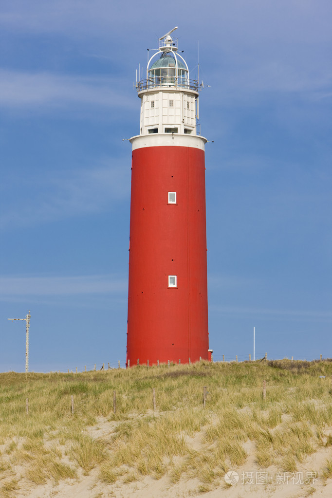 灯塔decocksdorptexel岛荷兰