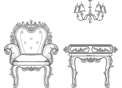 家具矢量图图片