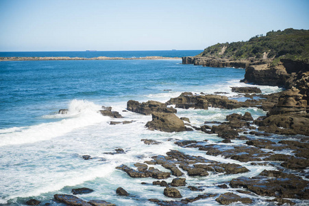 美丽的大自然海滩在澳大利亚