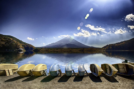 日本景观与富士山