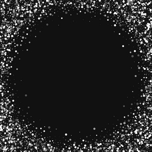 随机落白点点黑色背景矢量角架随机落白色点照片