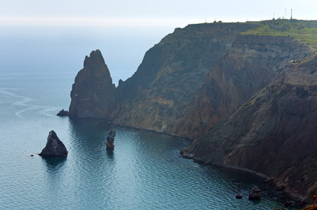 岩石海岸景观