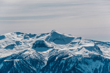 Snowcovered 山景观