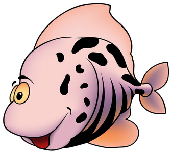 粉红色斑点鱼