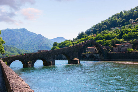 意大利欧洲的ponte del diavolo