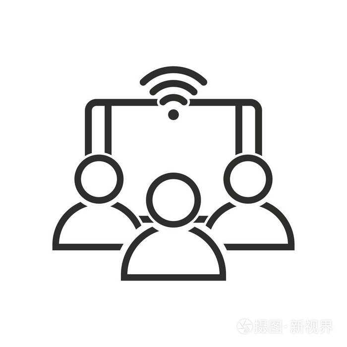 互动数字矢量图标