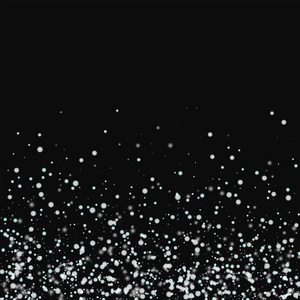 与惊人的落雪,黑色背景矢量的惊人落雪散点图底部渐变照片