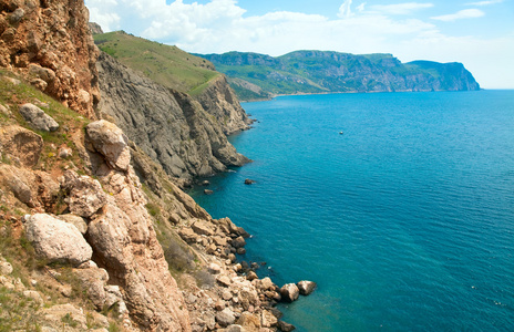 夏季海岸景色