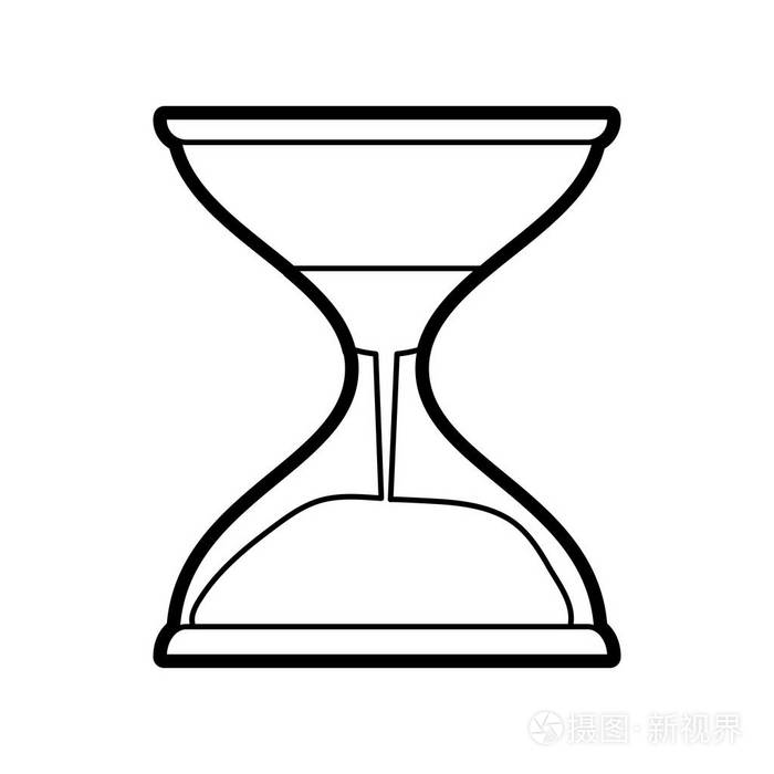 沙漏矢量图