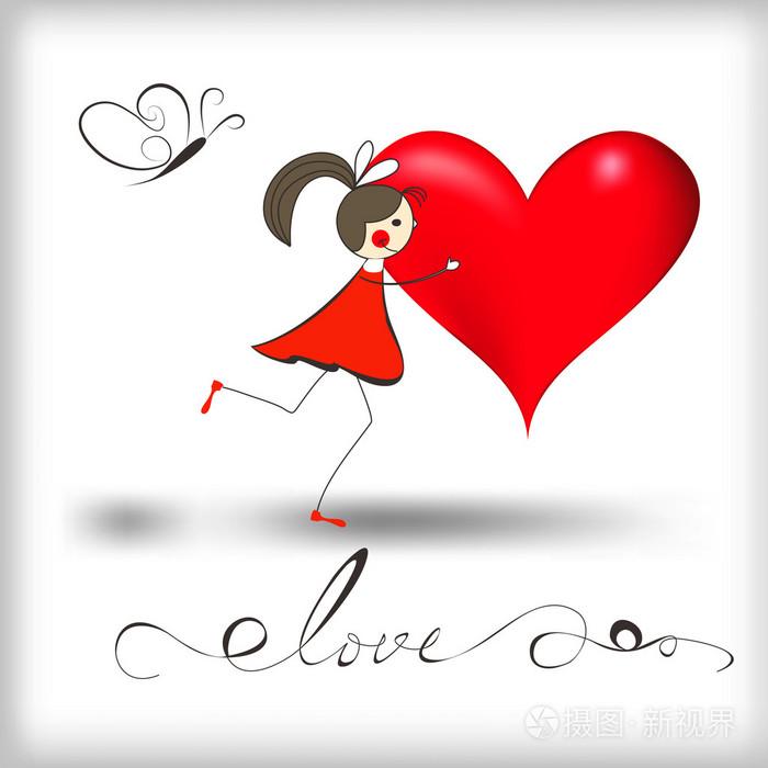 有爱心的女孩