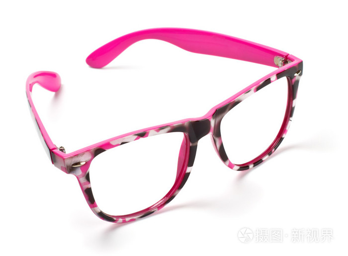 粉红色眼镜