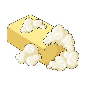 干洗的卡通风格矢量符号股票图 web 的单个图标照片