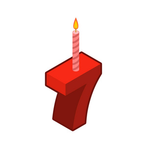 7 号和生日蜡烛。七图为假日购物车的