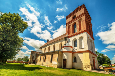 白俄罗斯 天主教教会的圣尼古拉斯在和平号空间站