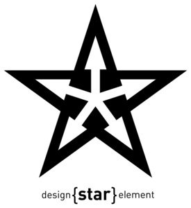 抽象设计元素明星插图
