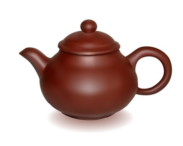 粘土酿造茶壶