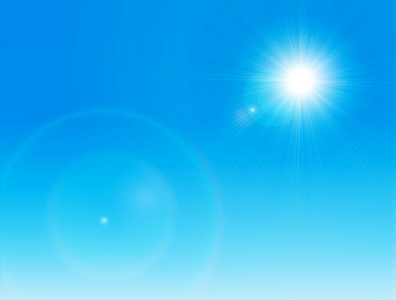 晴空万里天气晴空万里的太阳照片