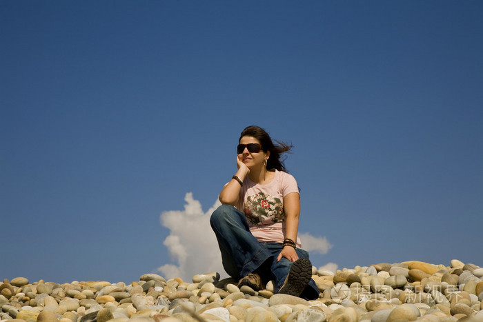 人轻松的自在的无拘无束的舒适的