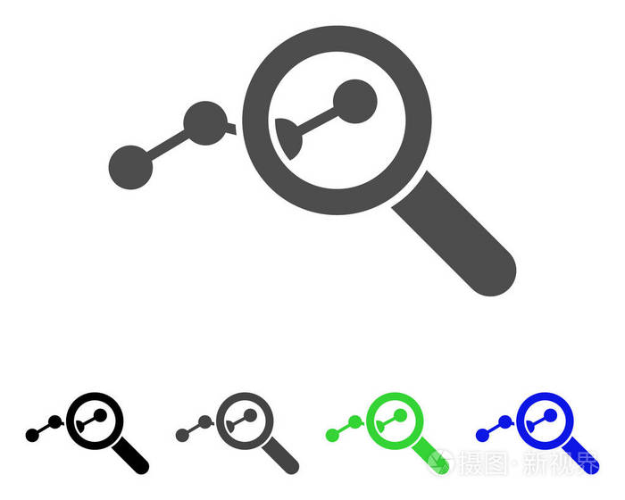 探讨统计平面图标