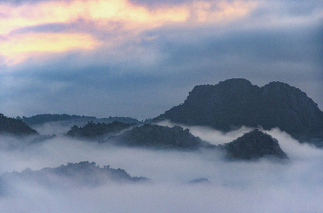 富朗嘉日出景景