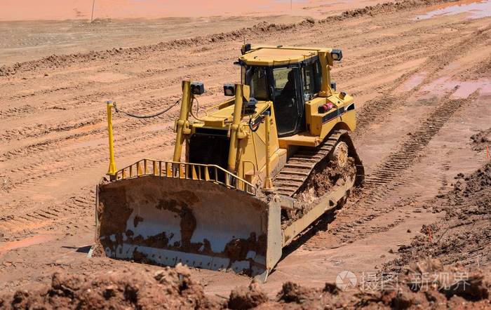 推土机施工现场