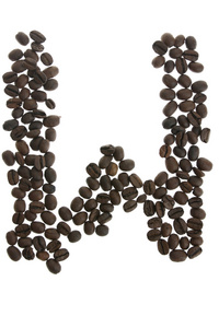 咖啡字母w