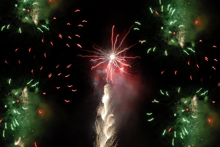 烟花发射特效图片