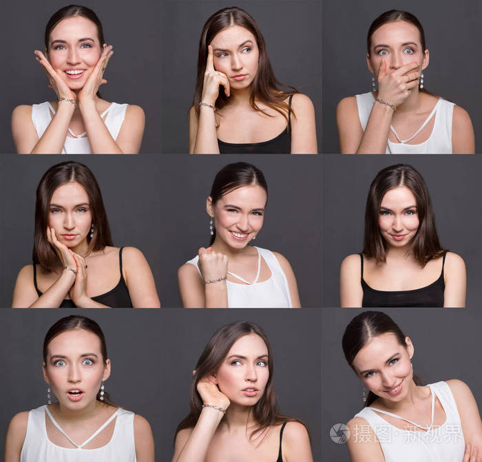 女性不同的情绪设置