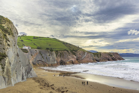 西班牙北部 Zumaia 的复