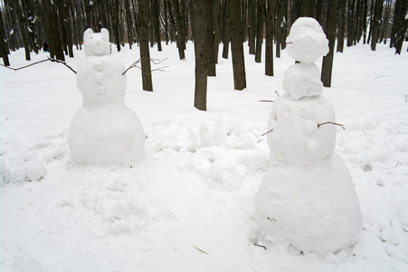 白雪皑皑的莫斯科俄罗斯