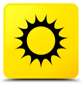太阳图标黄色方形按钮