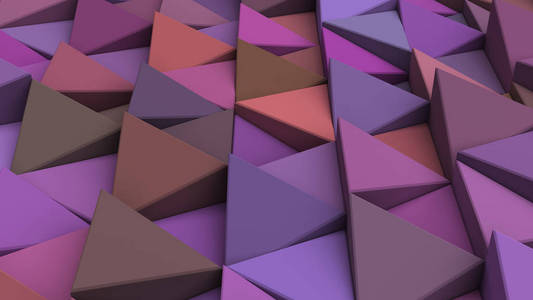 紫色三角形棱镜的图案