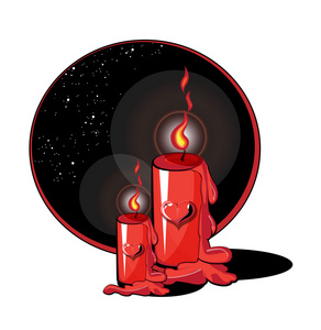 爱的火花夜空照片