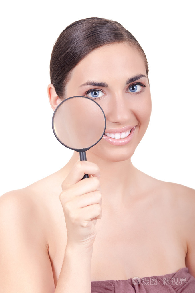 皮肤健康的女性