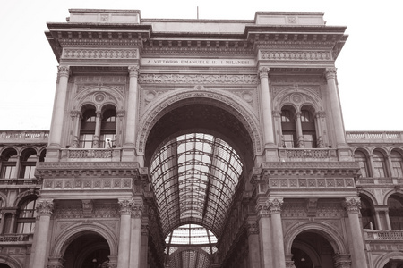 米兰的维托里奥伊曼勒二世购物画廊
