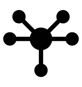 分子的矢量图标