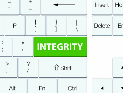 完整性软绿色键盘按钮
