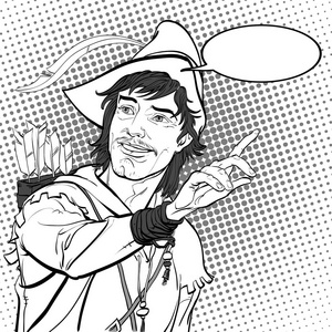 罗宾汉图片-罗宾汉素材-罗宾汉插画-摄图新视界