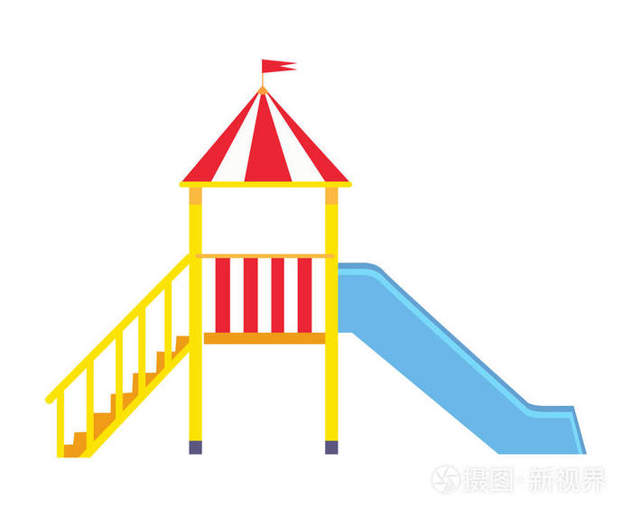 白色backfit 游乐场儿童滑梯