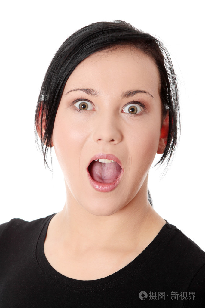 惊讶的女人