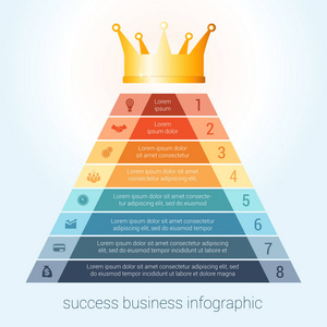 信息成功商务现代模板8步