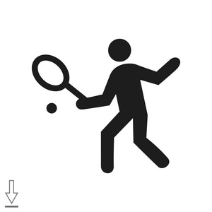 网球 web 图标照片